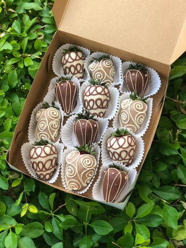 Fresas Cubiertas con Dulce de Leche